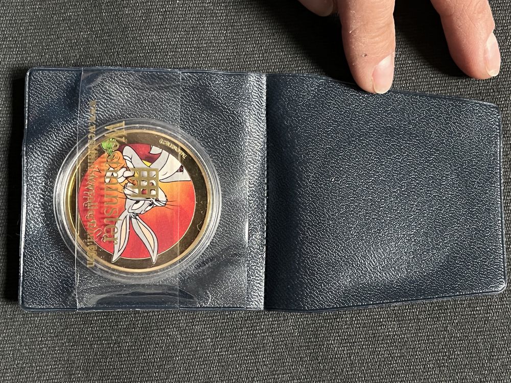 Moneda aniversara Looney Tunes Bugs Bunny