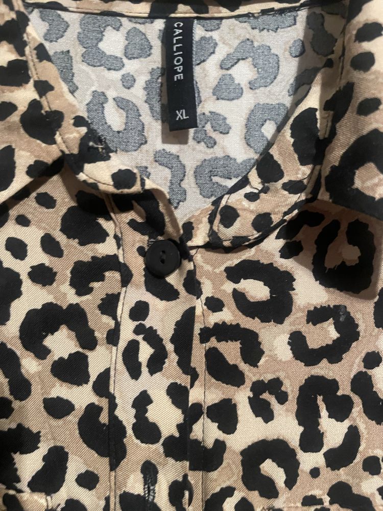 Rochie maxi Calliope animal print potrivita L