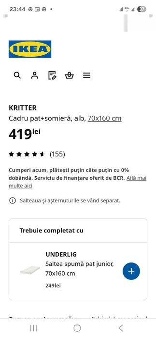 Vand mobilier camera copii