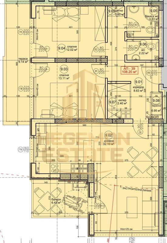 2-стаен в Варна-Възраждане 4 площ 133 цена 185000