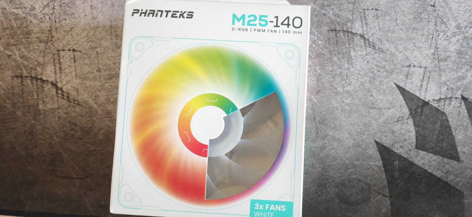 Вентилатори Phanteks M25 140mm D-RGB White (x3)