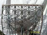 декоративна решетка за тераса (ограда) ковано желязо ръчна изработка
