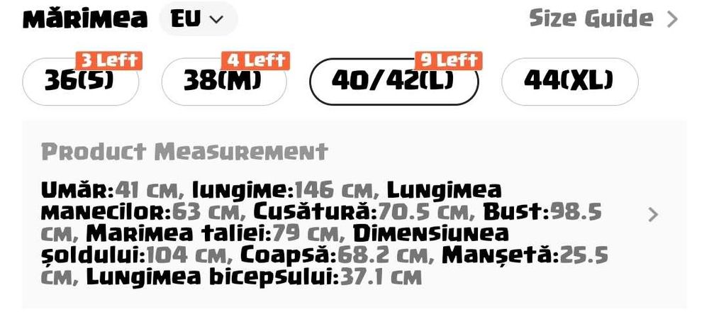 SALOPETA de OCAZIE  m L(42-44)