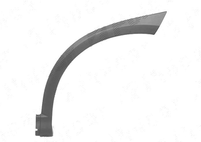 Bandou ornament aripa Opel Corsa C, 07.2000-10.2003, spate, Stanga, pt modele cu orn praguri de plastic