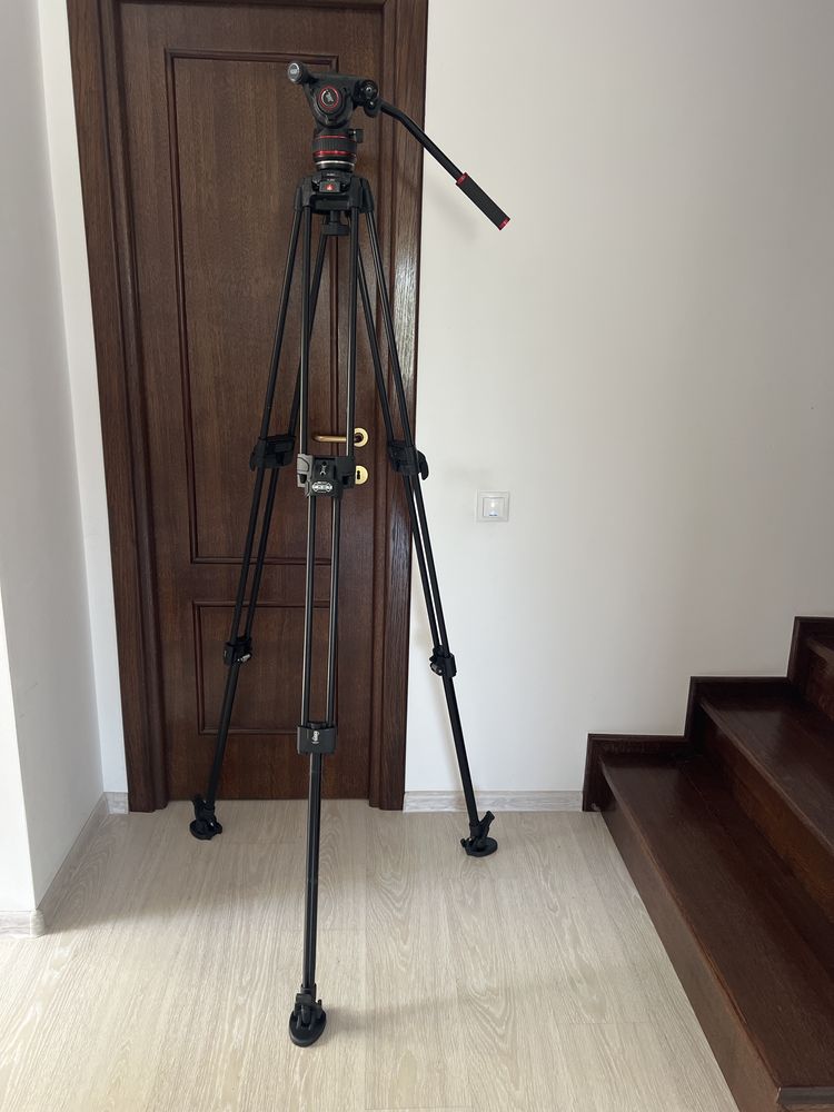 Trepied profesional manfrotto nitrotech 608ah varf de gama
