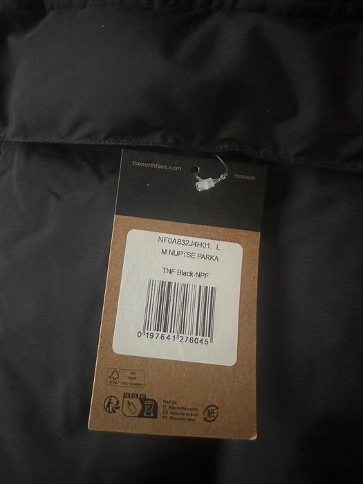The North Face M Nuptse Parka - TNF Black - Мъжко яке, размер L
