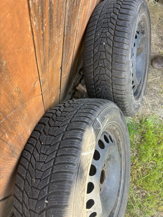 Vând jante de tabla, cu cu cauciucuri de iarna incluse 235/55/17