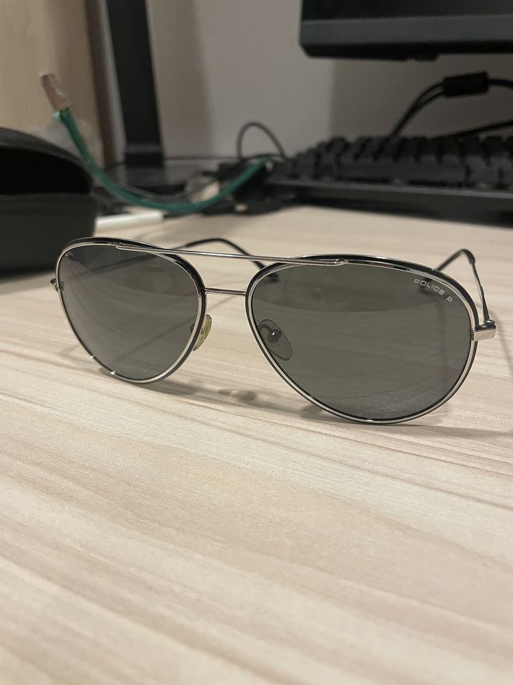 Ochelari Police aviator cu lentila polarizata