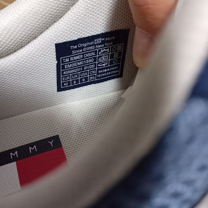 Pantofi sport adidasi tommy hilfiger marime 42 jeans