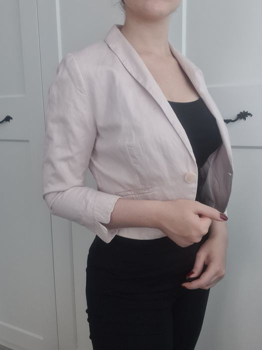 Сако H&M в много бледо розово