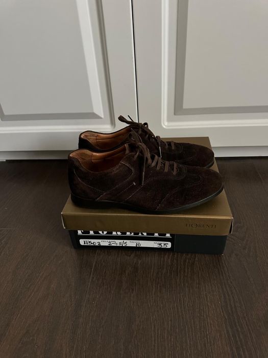 Pantofi din piele naturala intoarsa , Massimo Dutti , numarul 41