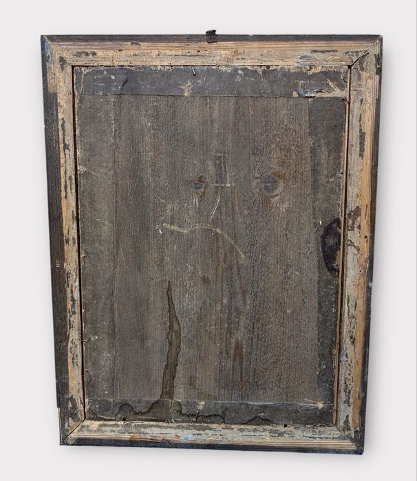 Tablou pictura “Chip barbat forme geometrice”