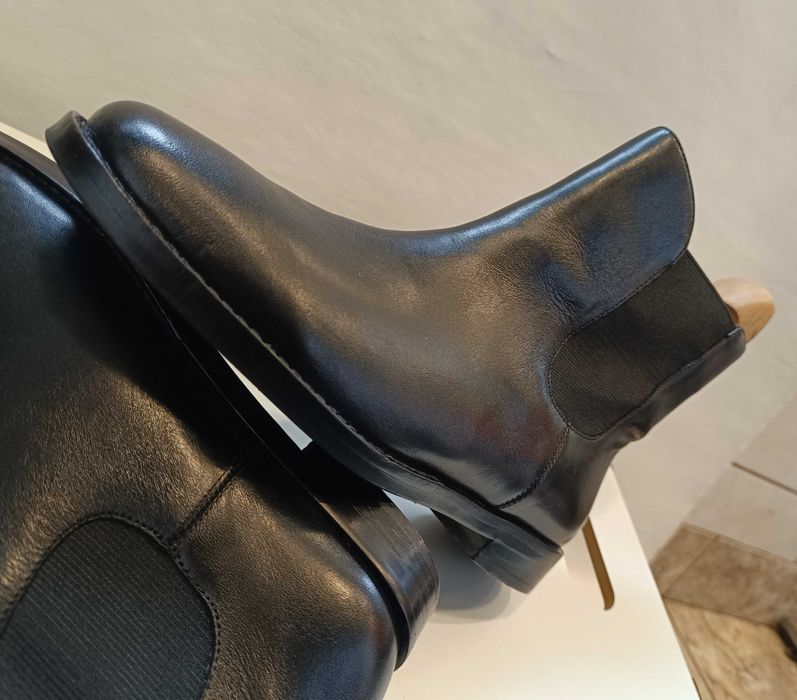 Ghete chelsea 38 38.5 plain toe Ralph Lauren piele naturala moale