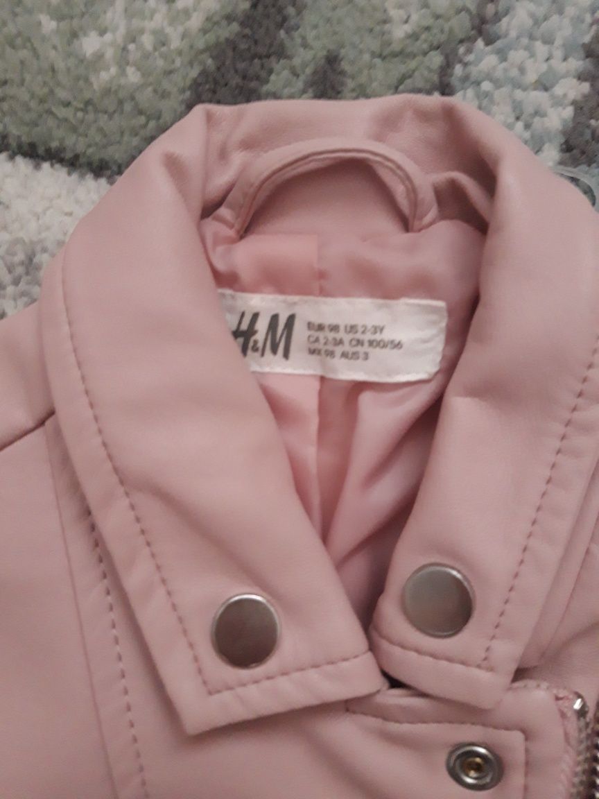 Кожено яке 2-3г H&M