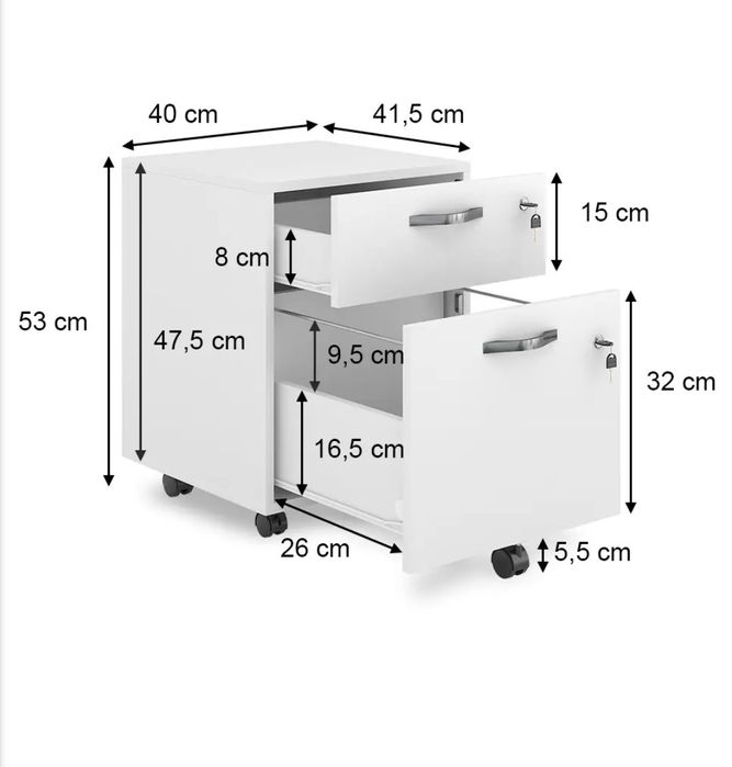 Шкаф със заключващ механизъм Vicco