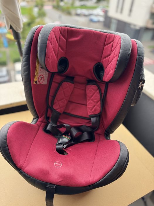 Scaun auto SPS ISOFIX Lorelli Aviator, 0-36 Kg, rot 360, Negru/Rosu