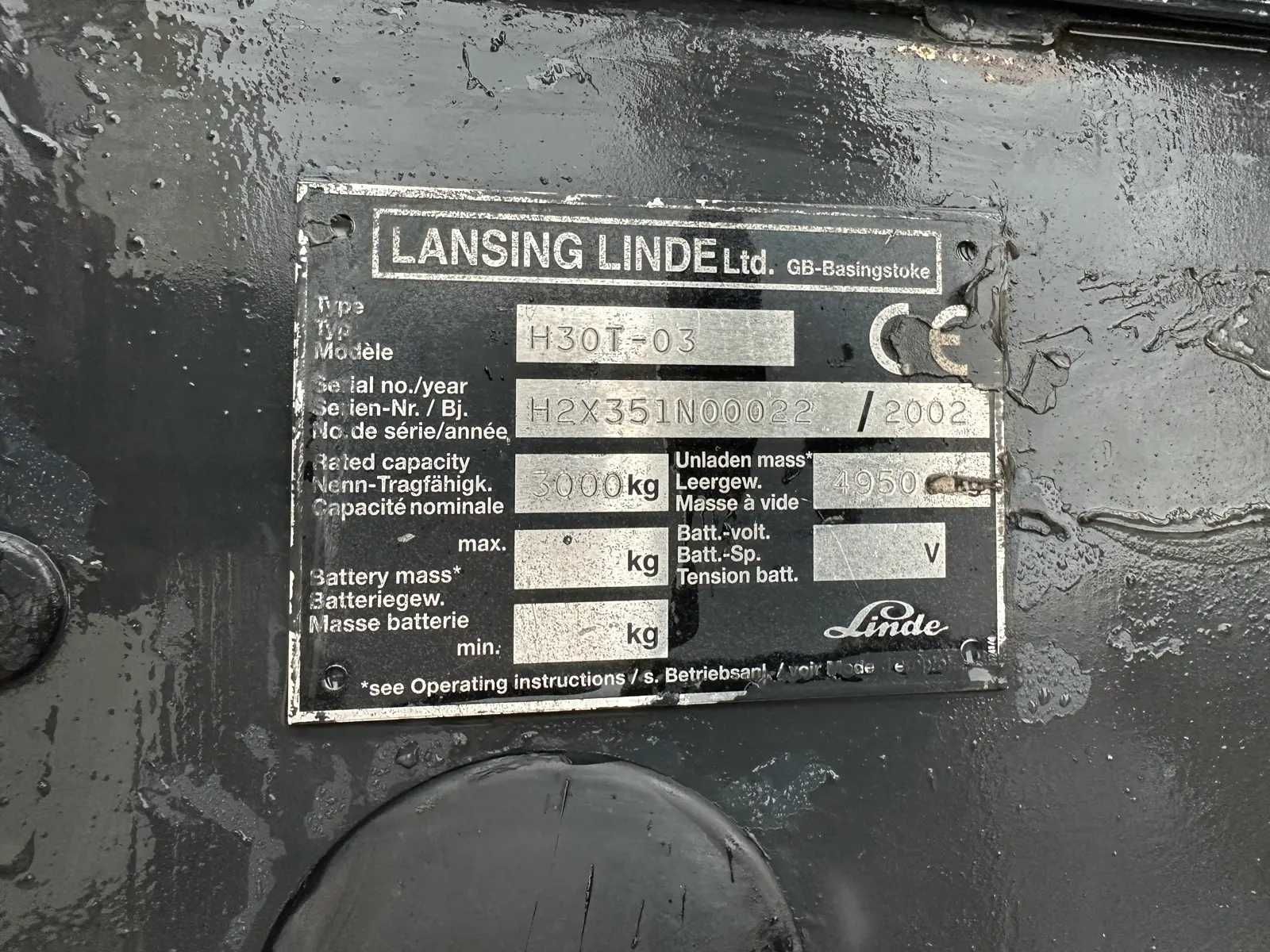 Stivuior Linde - H30T-03