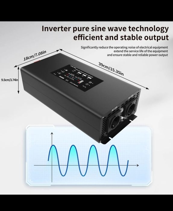 Inverter sinus pur 2000w 12v