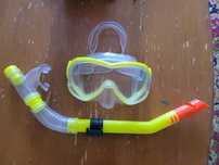 Ochelari de scufundare + set de tuburi de respirație + mască de snorke