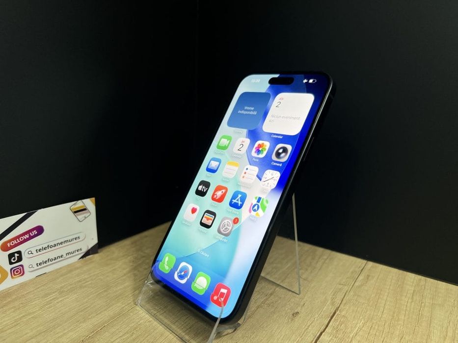 Iphone 15 Plus 128Gb Black 3 ani garanție, Telefoane Mureș