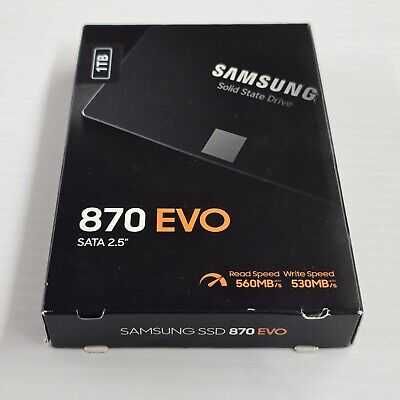 SSD 1TB Samsung 870 EVO Sata 3, tip 2.5 inch MZ-77E1T0B/EU Sigilat Nou