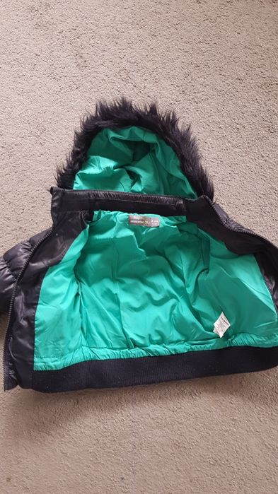 Geaca bebe baietel umpluta cu pene și puf mar 68/74