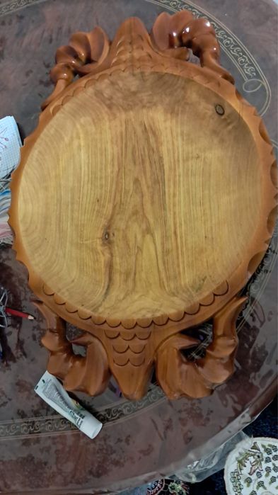 Астау с ножками деревянный вырезной