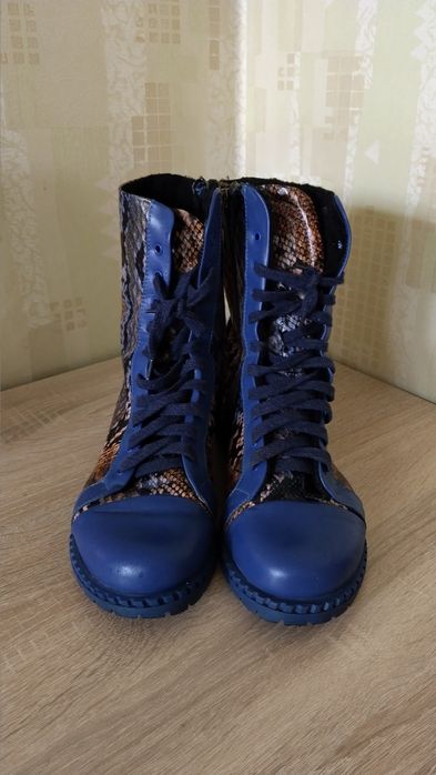 Дизайнерски боти от естествена кожа ,,Gabina", Размер 39