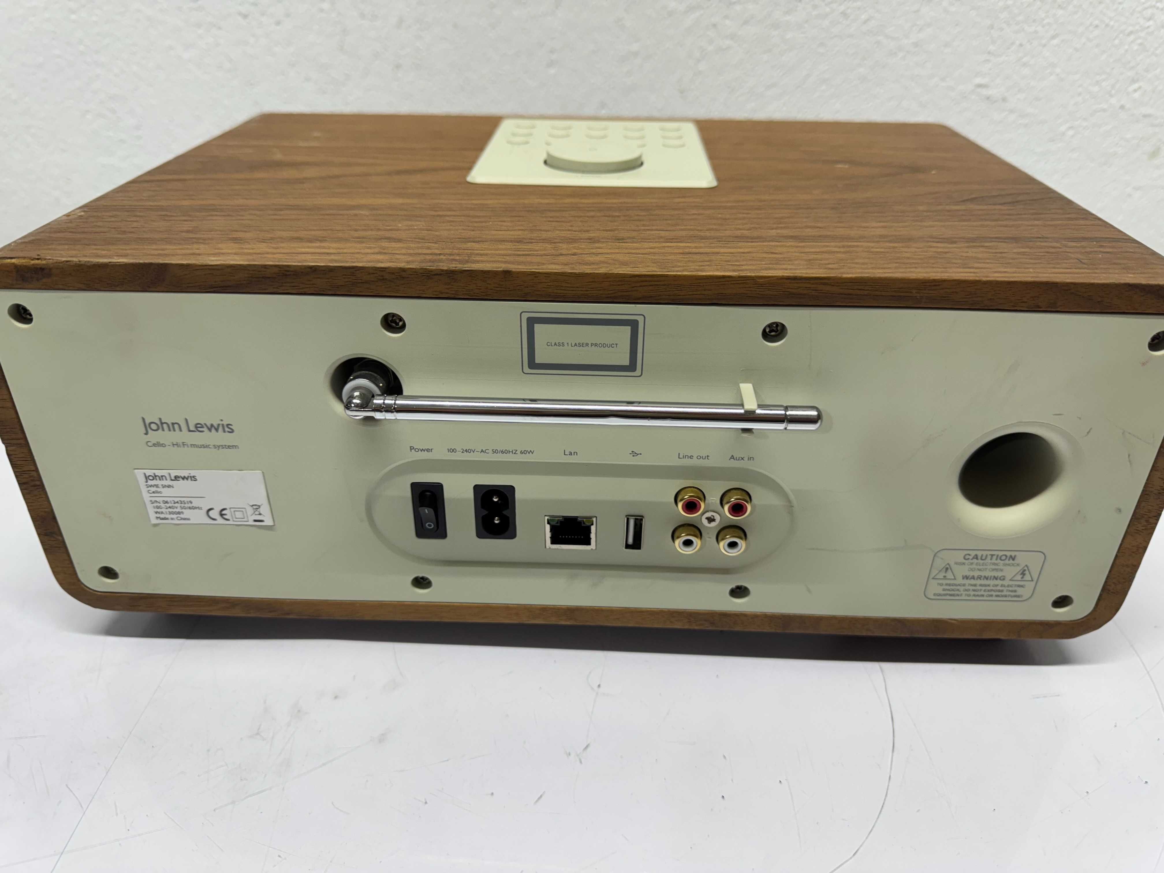 Радио - John Lewis Cello Hi-Fi Music System