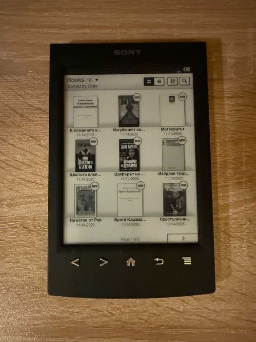 Електронен четец SONY Reader PRS-T2 / електронна книга