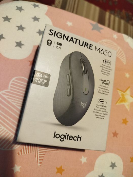 Mouse Wireless LOGITECH Signature M650 Medium, Dual Mode, Bluetooth