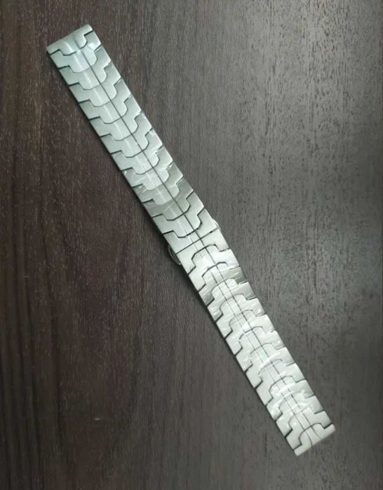 Bratara de ceas din inox cu zale pline model solzi reptila