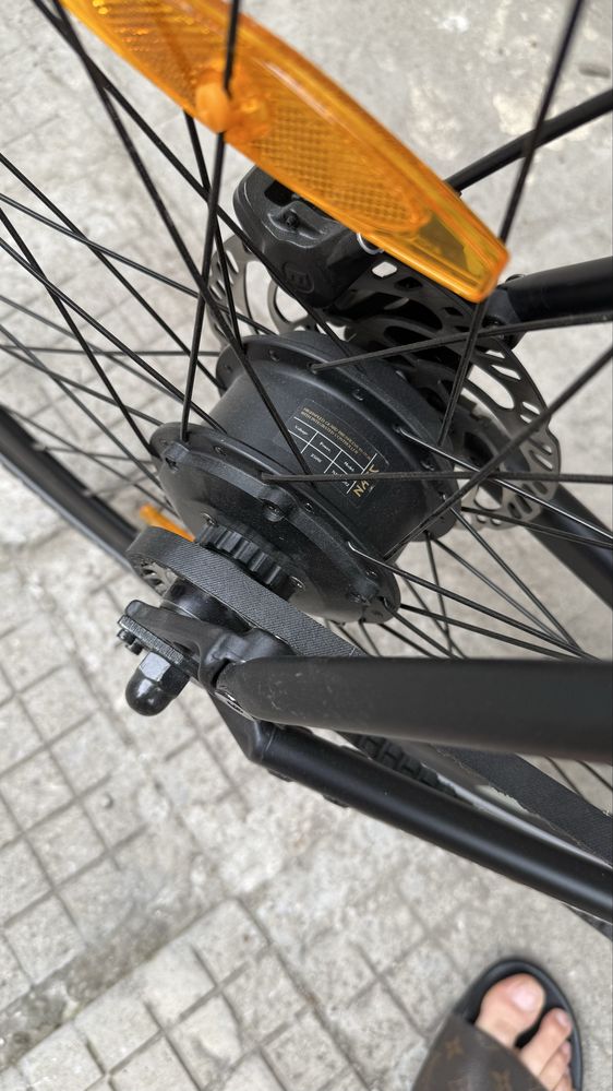eBike Eлектро Велосипед Патент иновация NAEC еОNE Ремък нов топ