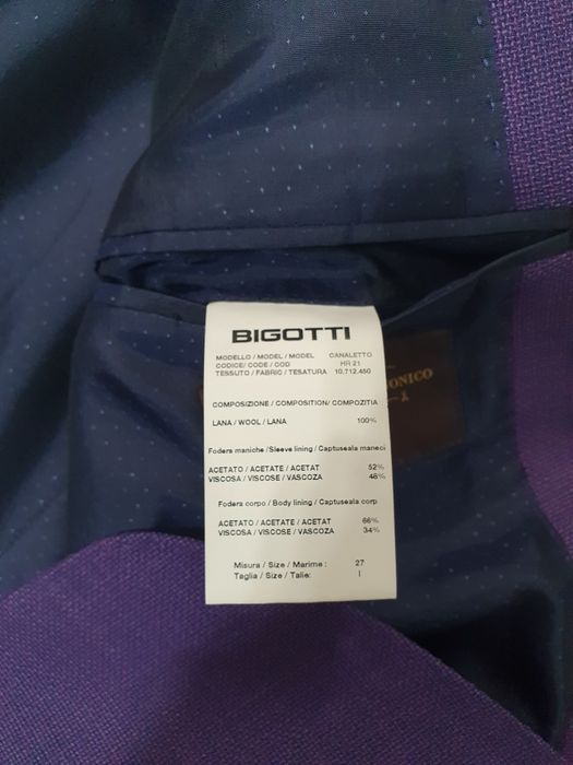 Sacou Bigotti lână