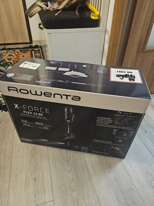 Aspirator X-Force Flex 12.60 Aqua, 0.9 l, Autonomie 45 minute