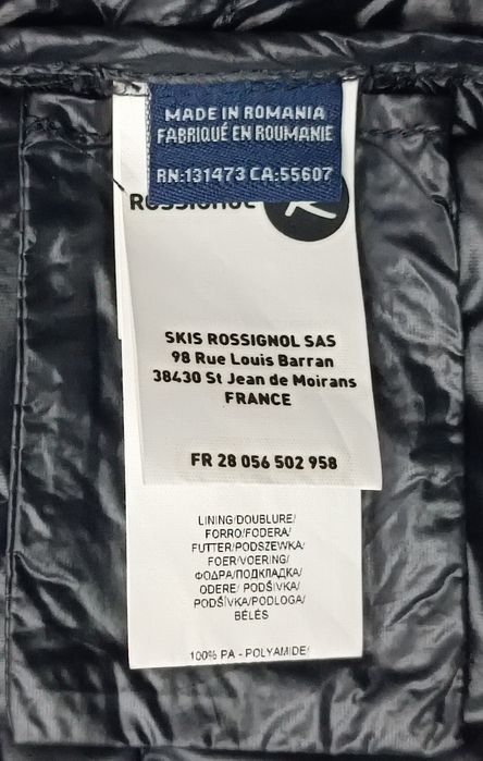 Rossignol Down Jacket оригинално пухено яке S пухенка туризъм планина