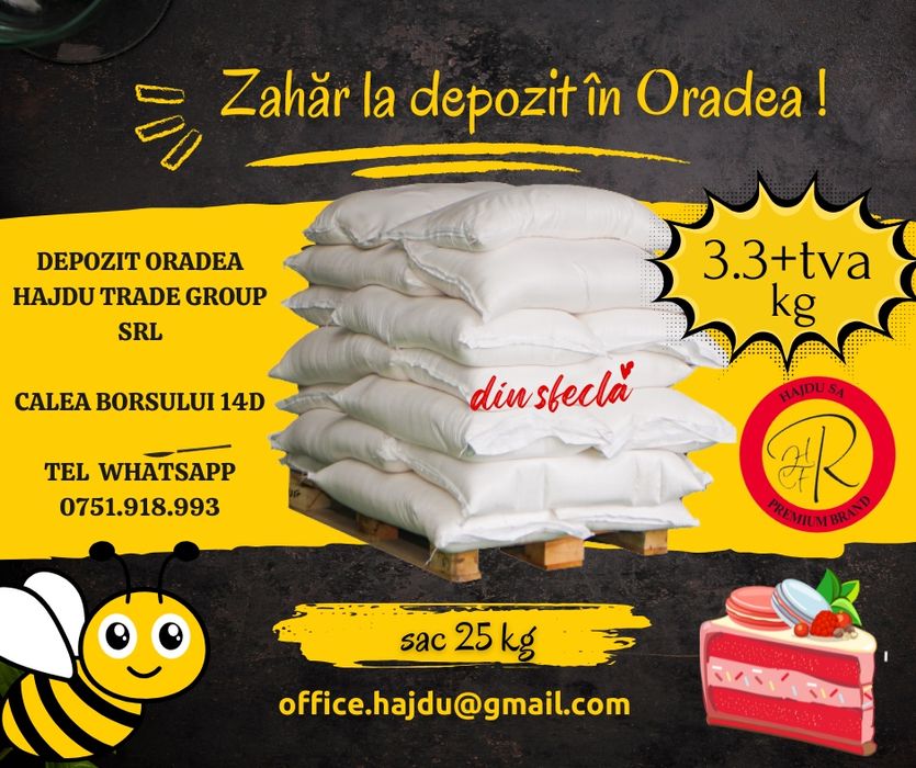 Zahar din Europa depozit  Oradea