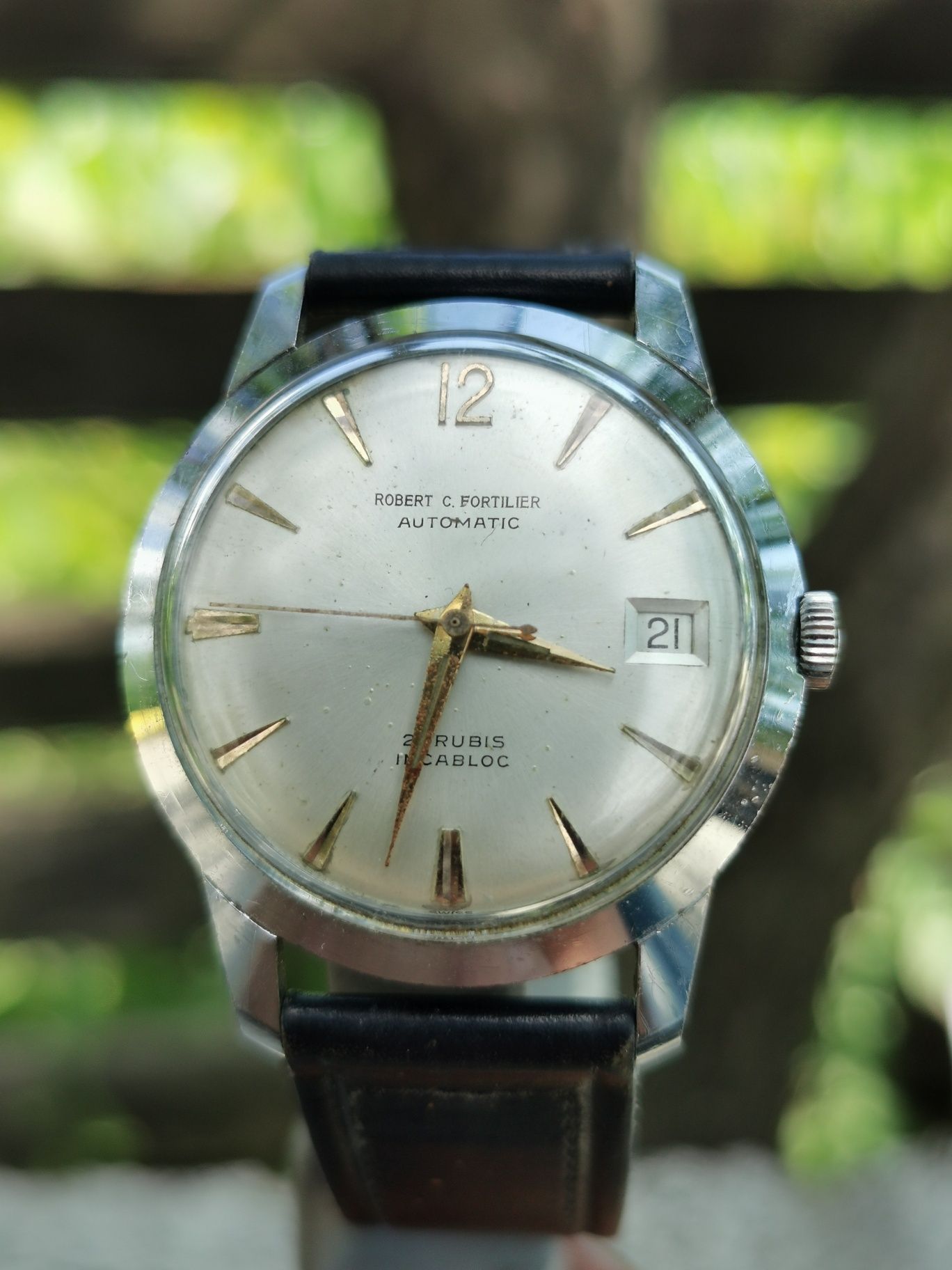 Ceas vintage Robert C Fortilier automatic