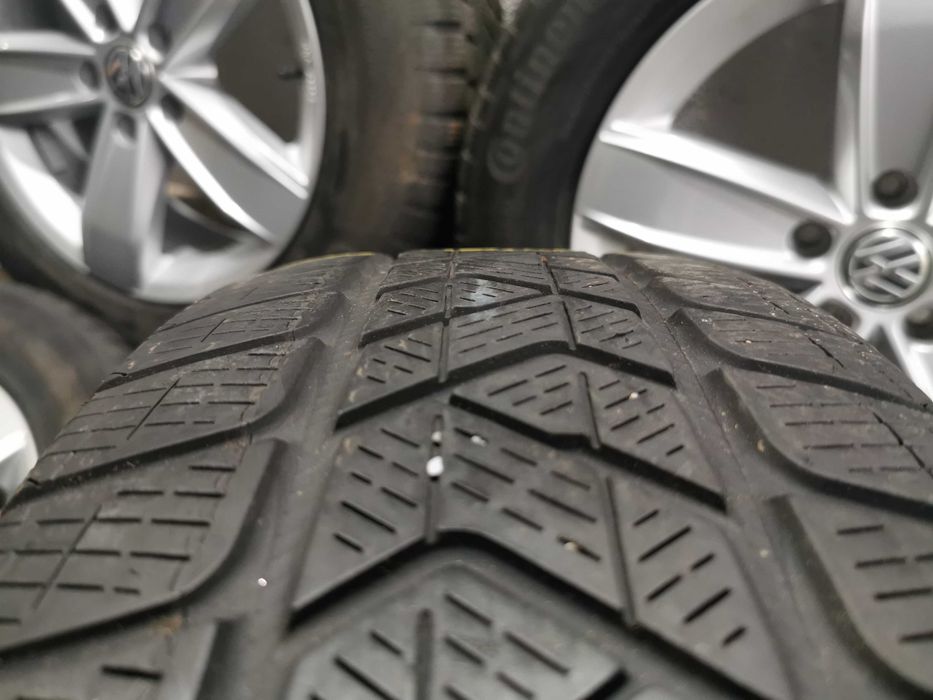 Jante Originale Vw Tiguan .R 17 cu anvelope de iarna