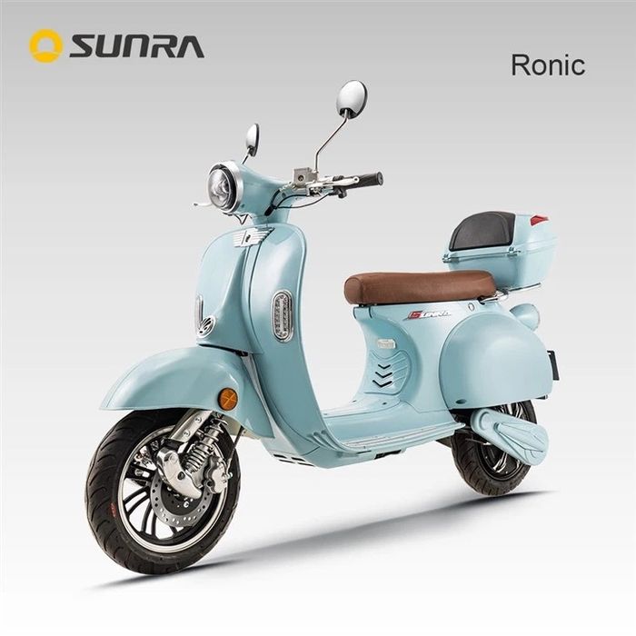 Scuter Electric 3000w Luxury Classic Retro Blue