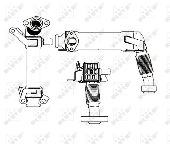Radiator Racire EGR Recirculare Gaze BMW