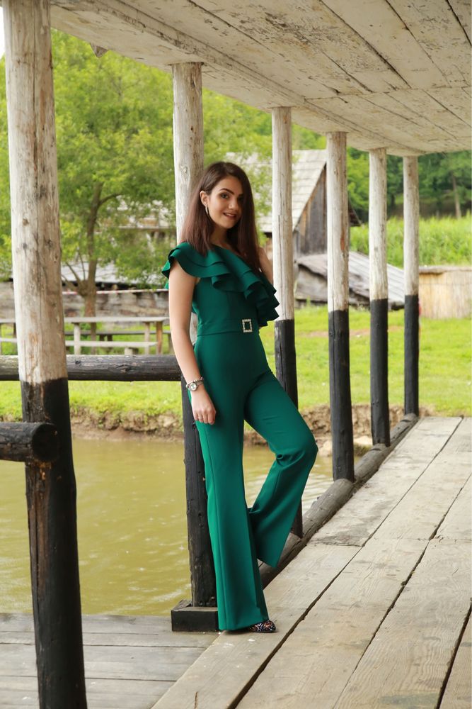 Salopeta ocazie verde smarald