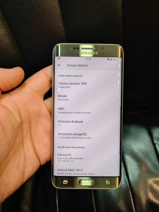 *Samsung S6 Edge Plus/baterie nouă 3000 Mah!