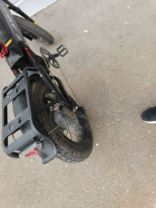 Bicicleta electrica Aniioki A8 Pro Max 52V 60Ah, ideala pentru livrări