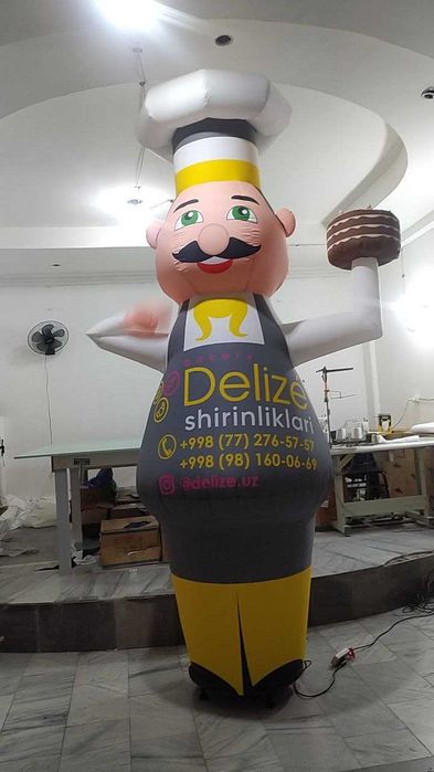 Надувная реклама (аэромен)