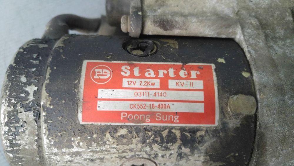 Electromotor 2.9 crdi kia carnival 1 2 03111-4140 ⭐⭐⭐⭐⭐