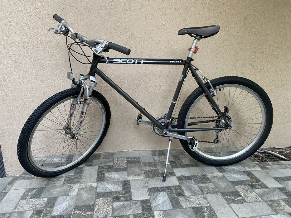 Bicicleta Scott Racing cu furca Marzocchi, MTB retro