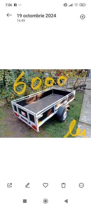 Remorci noi 750 kg