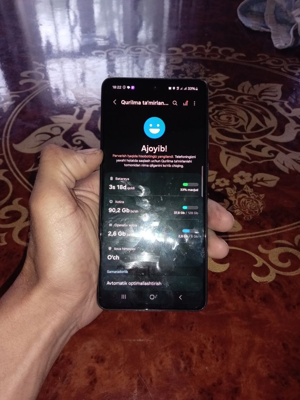 Samsung a72 6 128 talik sotiladi srochni