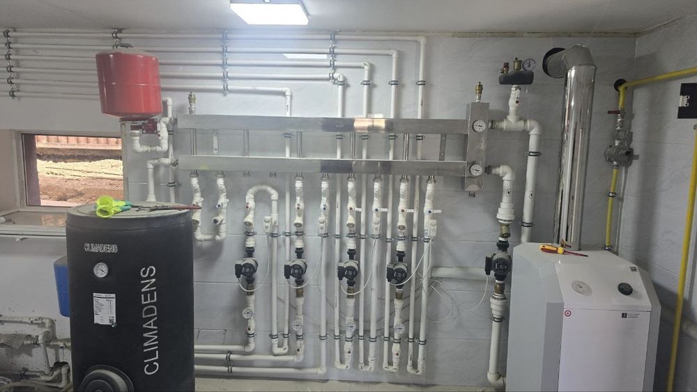 Установка гидросрелка двухконтурный котлы тйопли пол сантехника